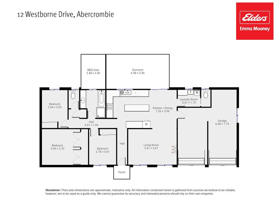 12 Westbourne Drive, Abercrombie, NSW, 2795 - Floorplan 1