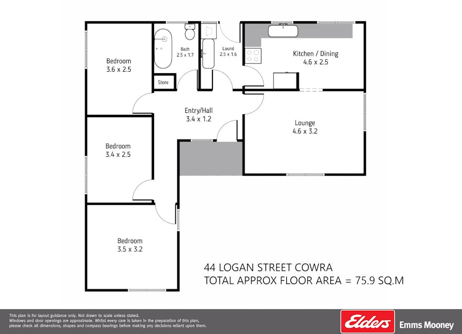 44 Logan Street, Cowra, NSW, 2794 - Floorplan 1