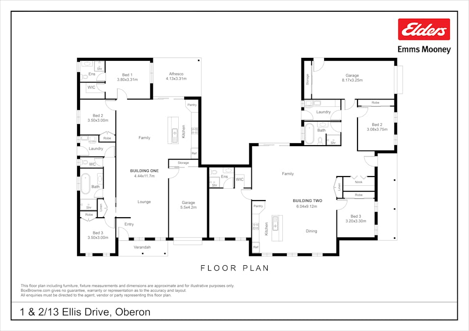Lot 1 & 2/13 Ellis Drive, Oberon, NSW, 2787 - Floorplan 1