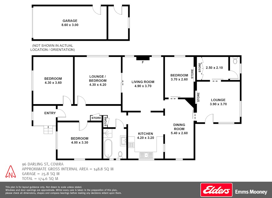 96 Darling Street, Cowra, NSW, 2794 - Floorplan 1