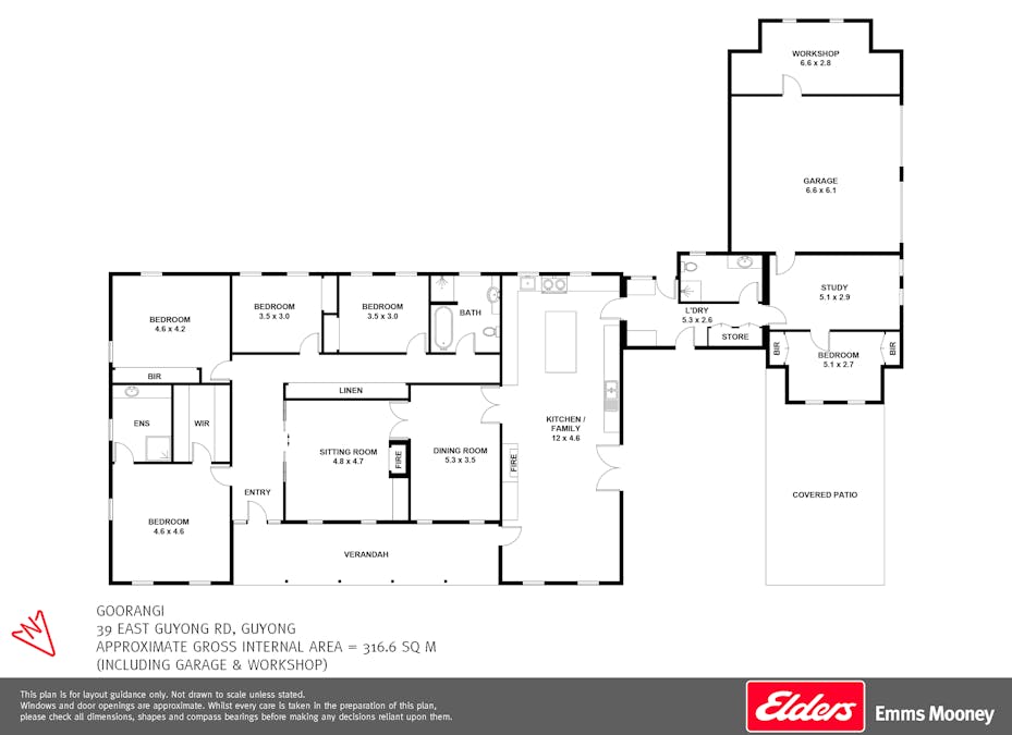39 East Guyong Road, Guyong, NSW, 2798 - Floorplan 1