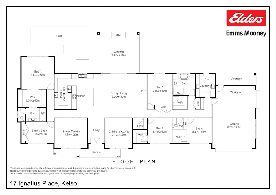 17 Ignatius Place, Kelso, NSW, 2795 - Floorplan 1