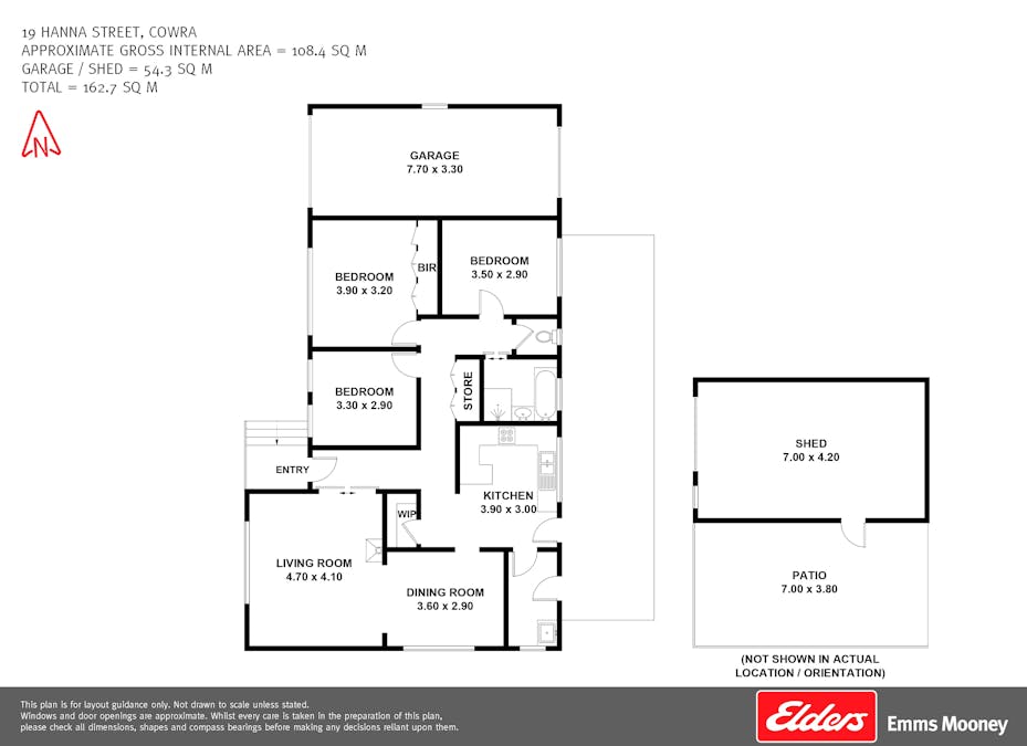 19 Hanna Street, Cowra, NSW, 2794 - Floorplan 1