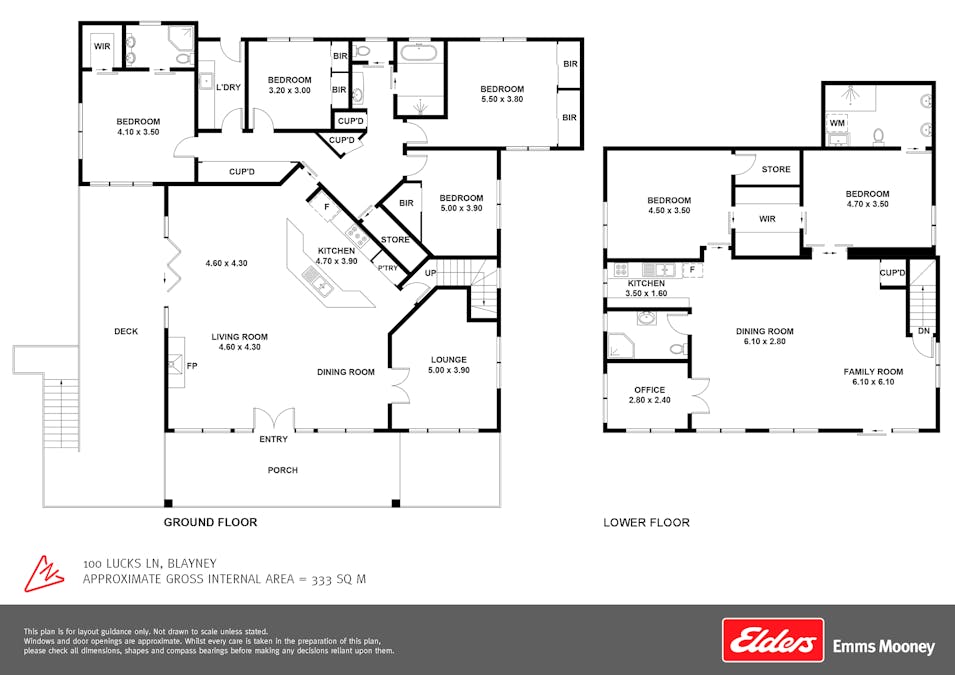 100 Lucks Lane, Blayney, NSW, 2799 - Floorplan 1