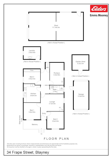 34 Frape Street, Blayney, NSW, 2799 - Floorplan 1