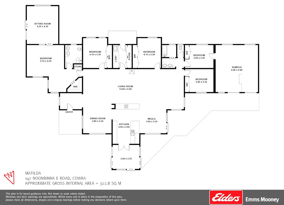 'Matilda' 147 Noonbinna East Road, Cowra, NSW, 2794 - Floorplan 1