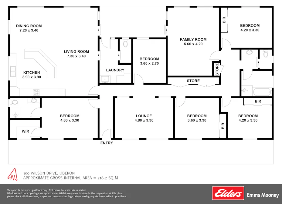 100 Wilson Drive, Oberon, NSW, 2787 - Floorplan 1