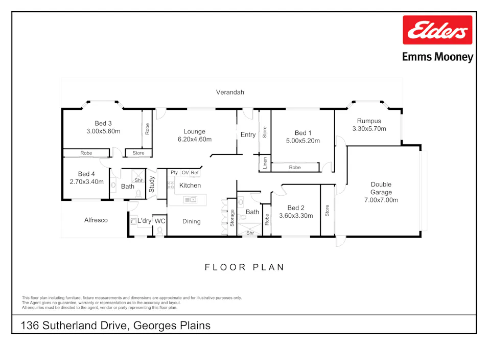 136 Sutherland Drive, Georges Plains, NSW, 2795 - Floorplan 1