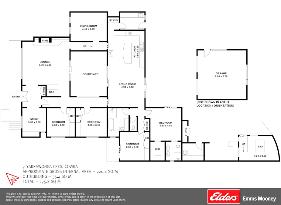 7 Yarrawonga Crescent, Cowra, NSW, 2794 - Floorplan 1