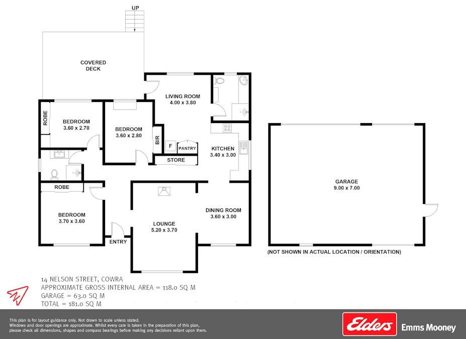 14 Nelson Street, Cowra, NSW, 2794 - Floorplan 1