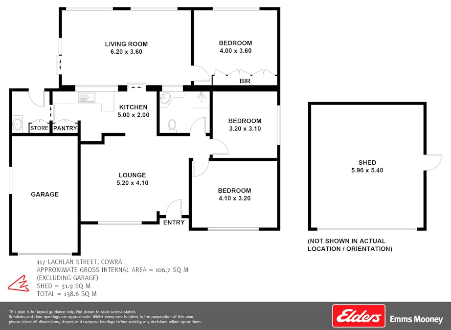 117 Lachlan Street, Cowra, NSW, 2794 - Floorplan 1