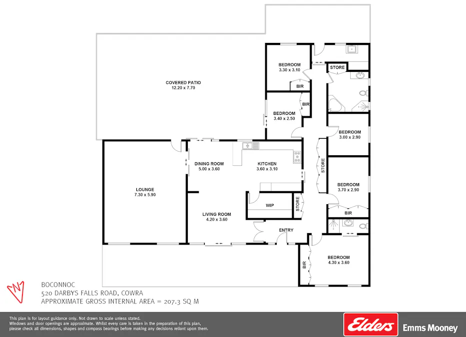 520 Darbys Falls Road, Cowra, NSW, 2794 - Floorplan 1