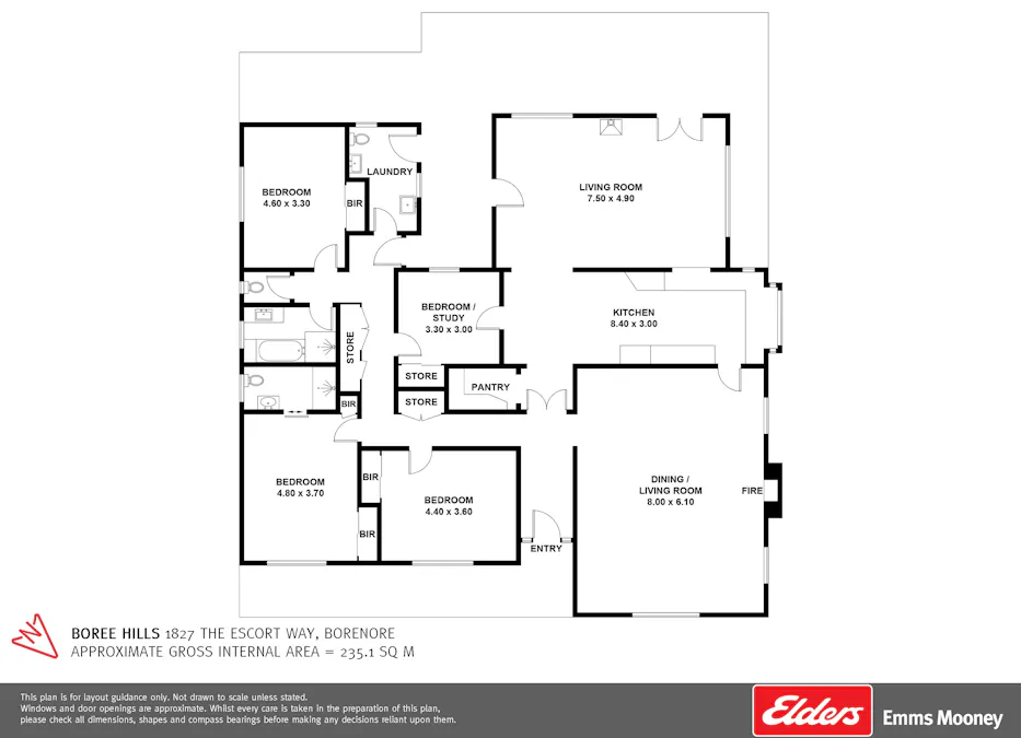 1827 The Escort Way, Orange, NSW, 2800 - Floorplan 1
