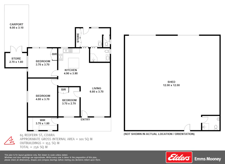 65 Redfern Street, Cowra, NSW, 2794 - Floorplan 1