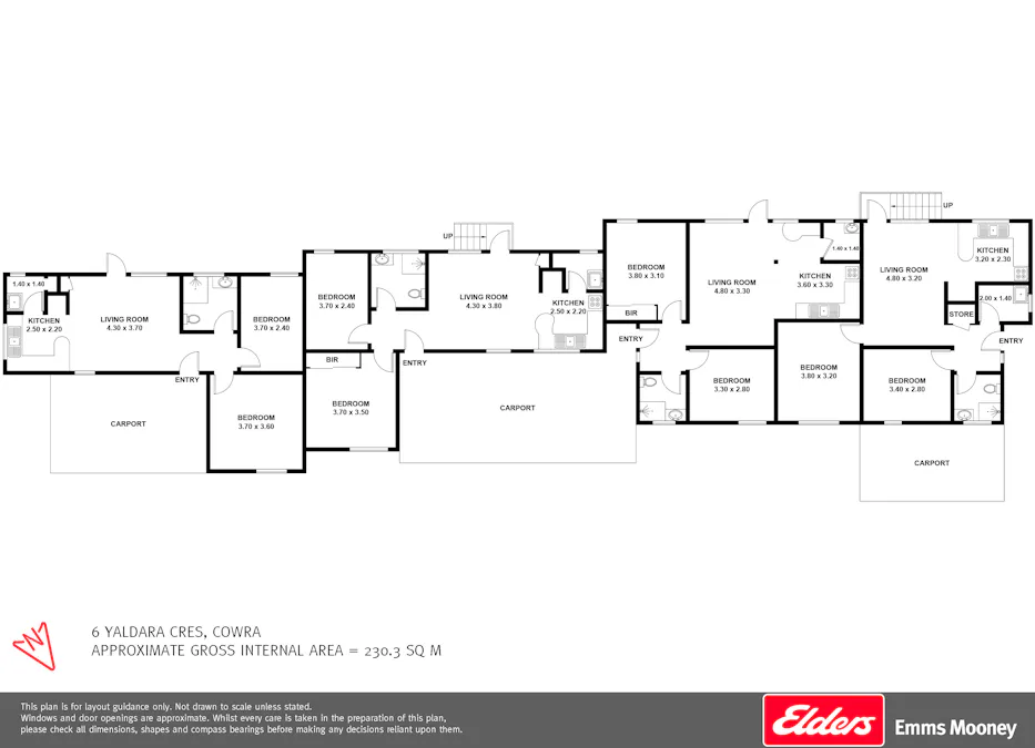 6 Yaldara Crescent, Cowra, NSW, 2794 - Floorplan 1