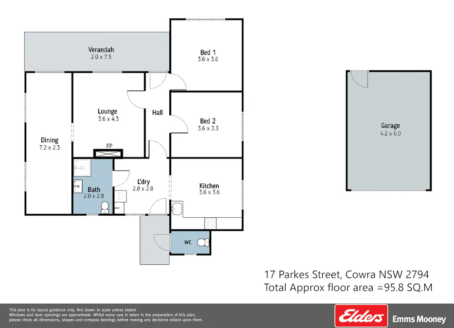 17 Parkes Street, Cowra, NSW, 2794 - Floorplan 1