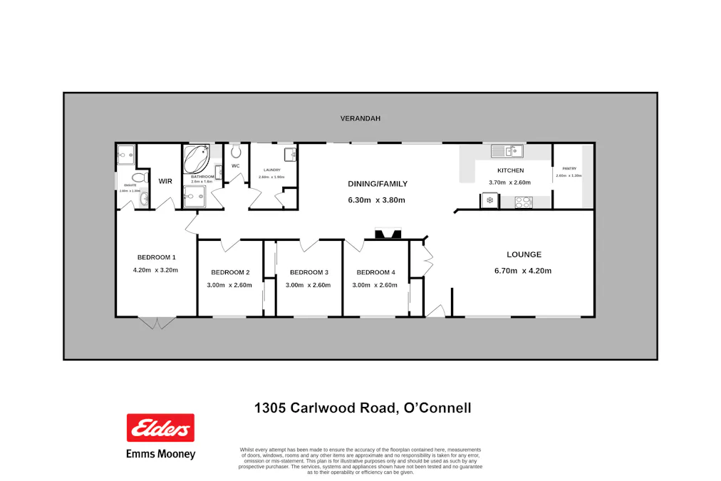1305 Carlwood Road, O'connell, NSW, 2795 - Floorplan 1