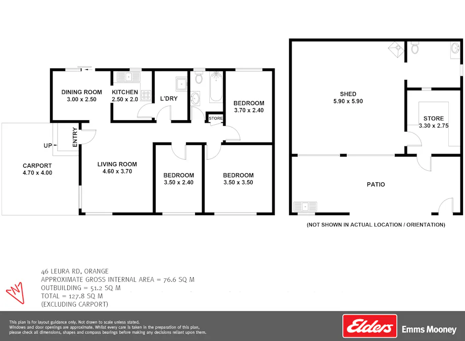 46 Leura Road, Orange, NSW, 2800 - Floorplan 1