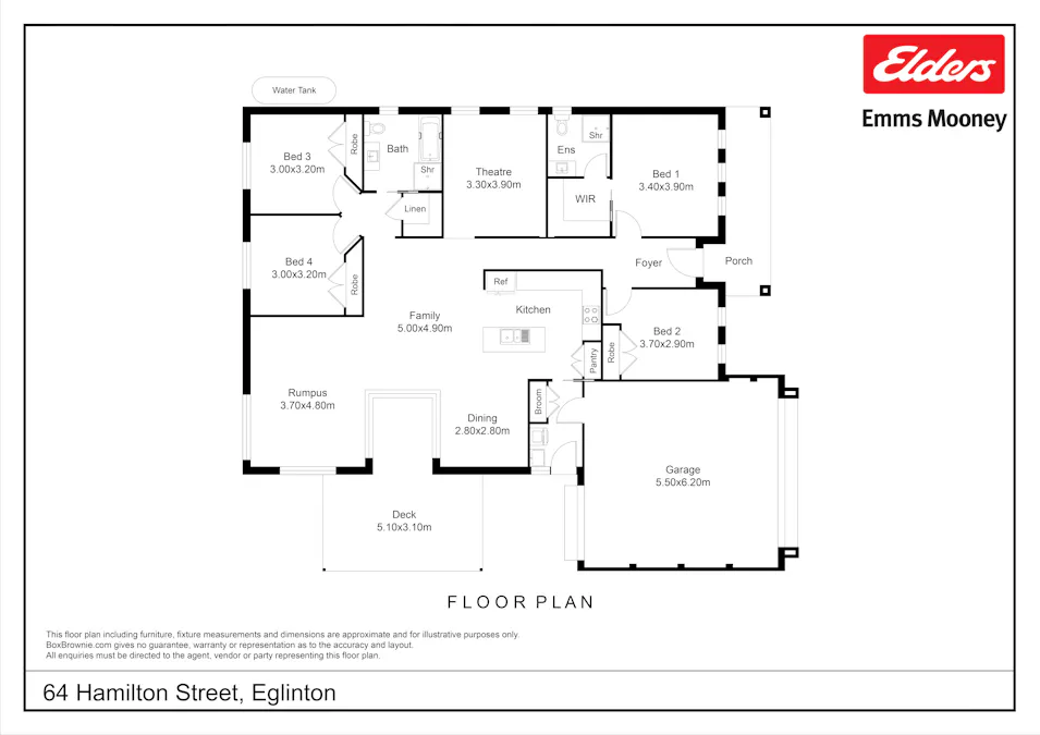 64 Hamilton Street, Eglinton, NSW, 2795 - Floorplan 1