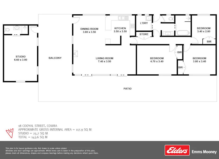 18 Cooyal Street, Cowra, NSW, 2794 - Floorplan 1