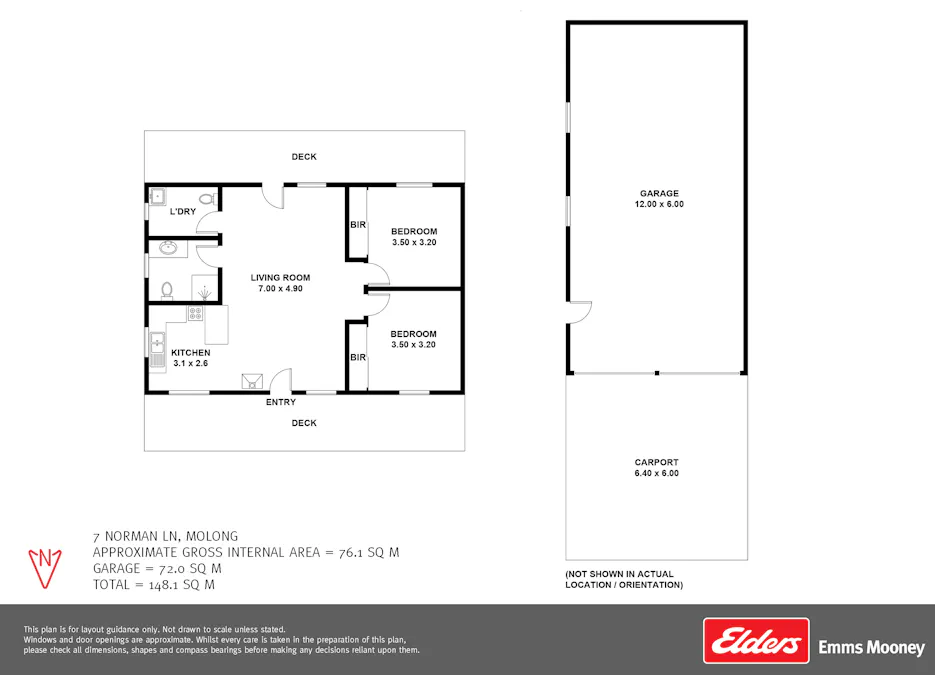 7 Norman lane, Molong, NSW, 2866 - Floorplan 1