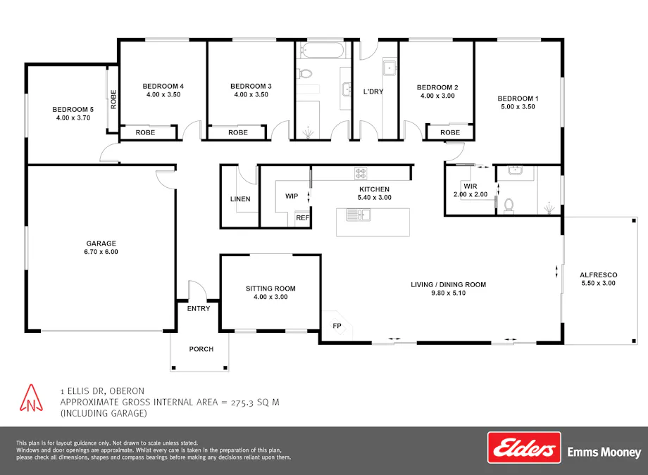 1 Ellis Drive, Oberon, NSW, 2787 - Floorplan 1