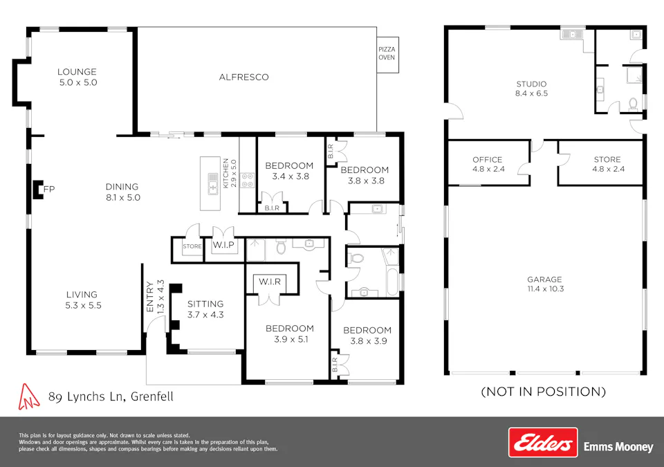 89 Lynchs Lane, Grenfell, NSW, 2810 - Floorplan 1