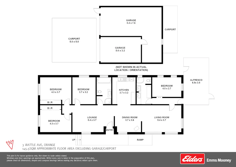 3 Wattle Avenue, Orange, NSW, 2800 - Floorplan 1