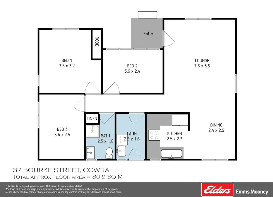 37 Bourke Street, Cowra, NSW, 2794 - Floorplan 1