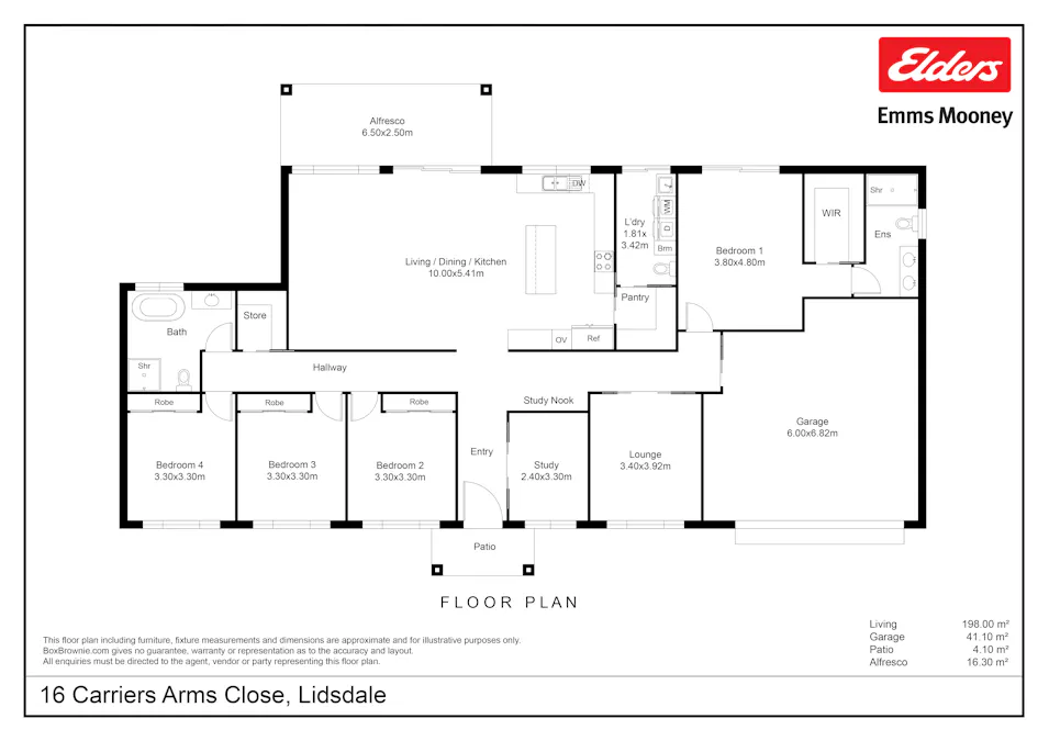 16 Carriers Arms Close, Lidsdale, NSW, 2790 - Floorplan 1