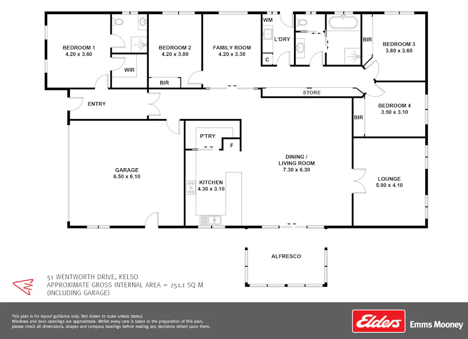 51 Wentworth Drive, Kelso, NSW, 2795 - Floorplan 1