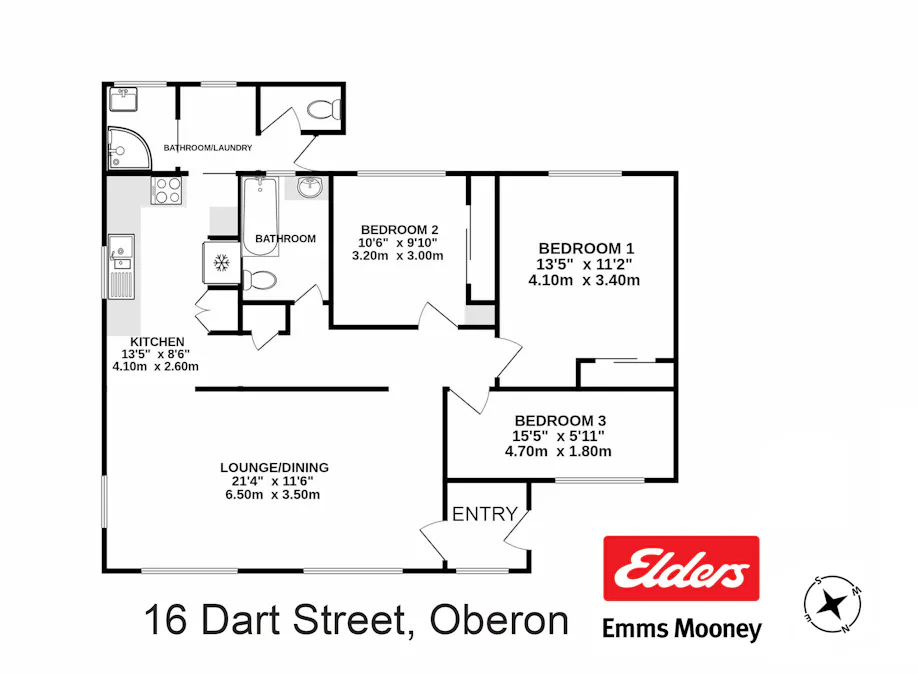 16 Dart Street, Oberon, NSW, 2787 - Floorplan 1