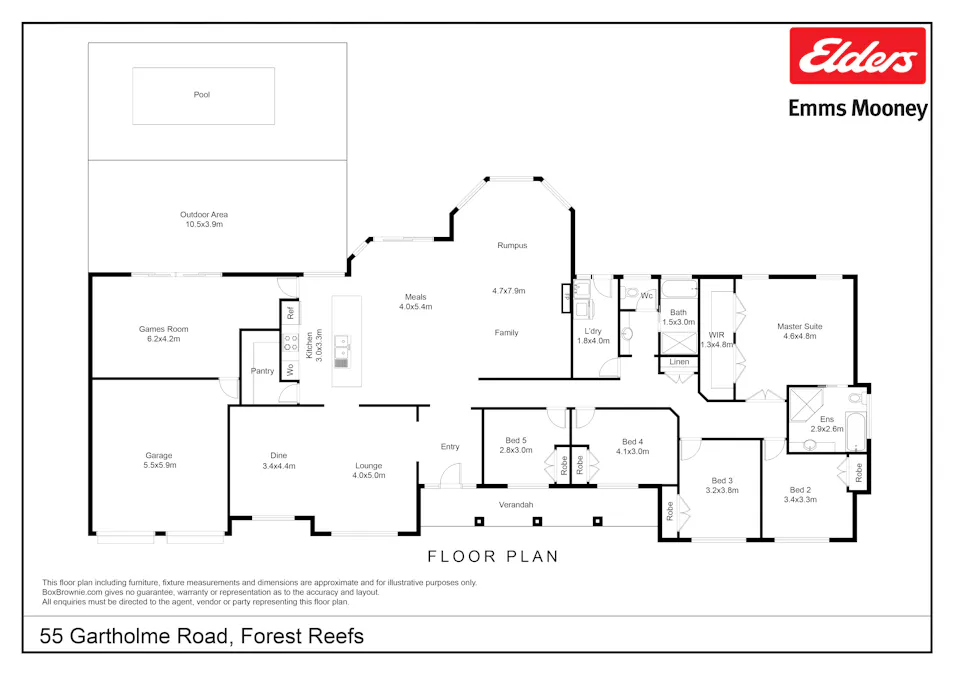 55 Gartholme Road, Forest Reefs, NSW, 2798 - Floorplan 1