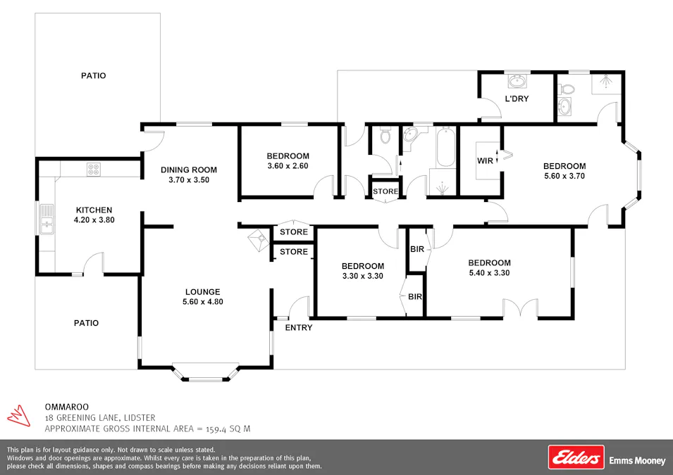 18 Greening Lane Lidster via, Orange, NSW, 2800 - Floorplan 1