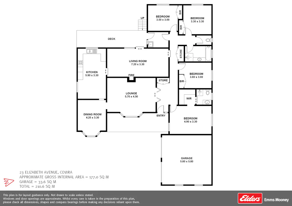 23 Elizabeth Avenue, Cowra, NSW, 2794 - Floorplan 1