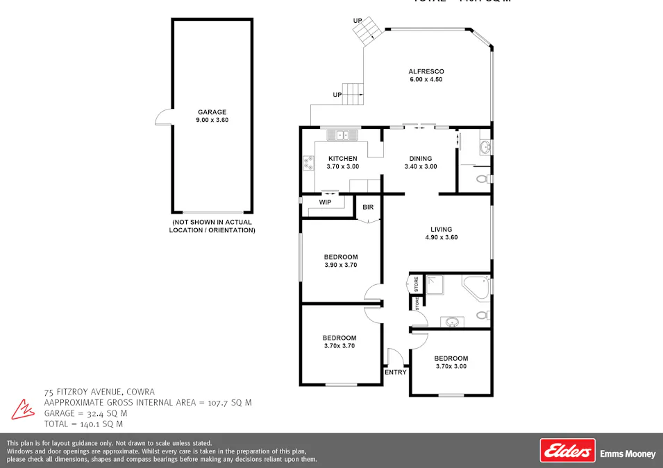 75 Fitzroy Avenue, Cowra, NSW, 2794 - Floorplan 1