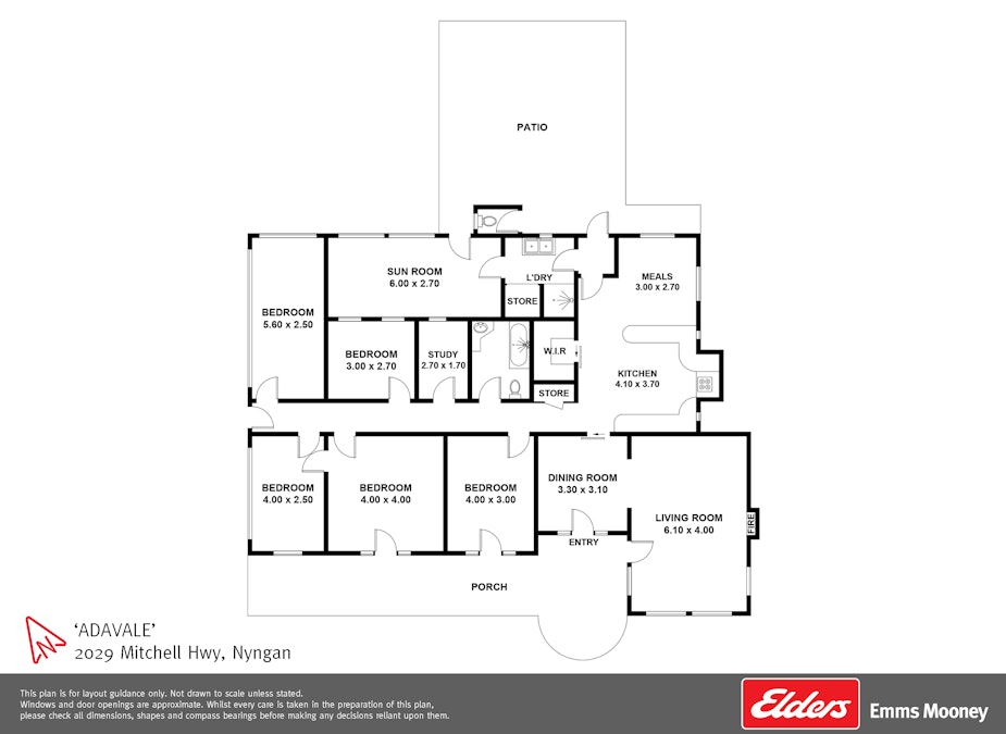 2029 Mitchell Highway, Nyngan, NSW, 2825 - Floorplan 1