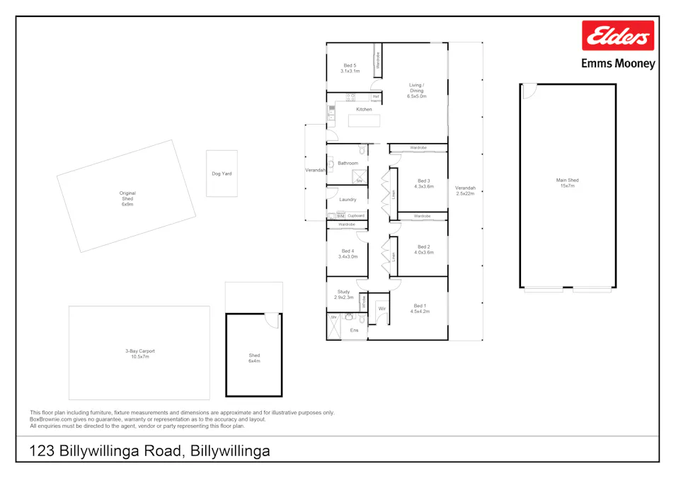 123 Billywillinga Rd, Billywillinga, NSW, 2795 - Floorplan 1