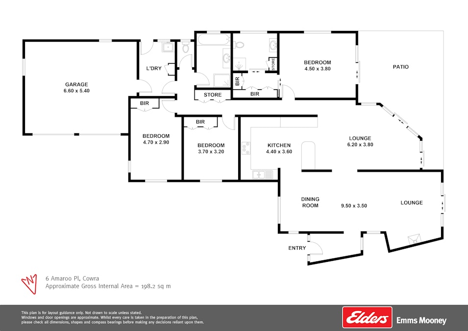 6 Amaroo Avenue, Cowra, NSW, 2794 - Floorplan 1