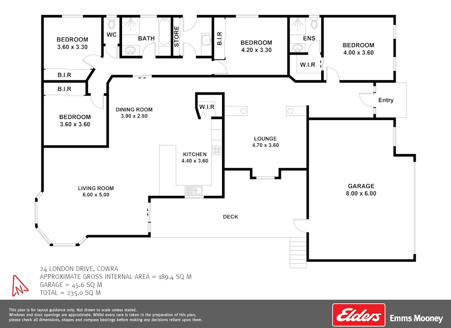 24 London Drive, Cowra, NSW, 2794 - Floorplan 1