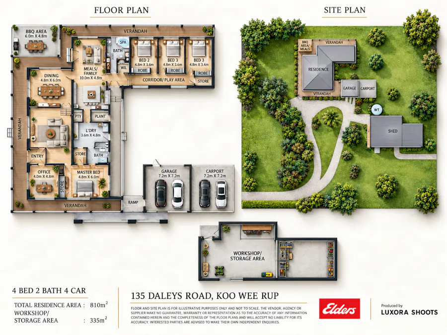 135 Daleys road, Koo Wee Rup North, VIC, 3981 - Floorplan 1