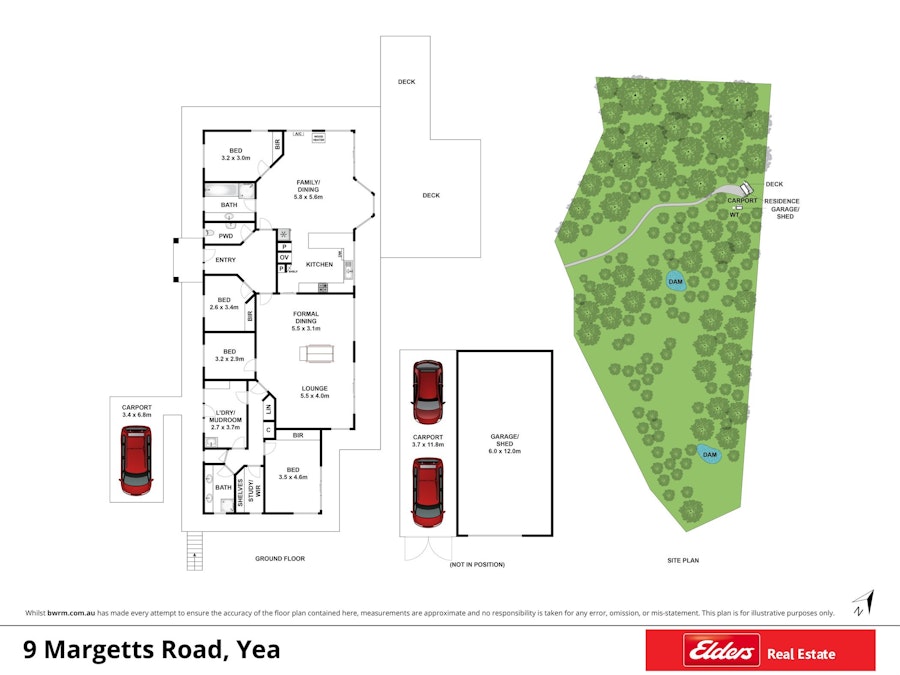 9 Margetts Road, Yea, VIC, 3717 - Floorplan 1