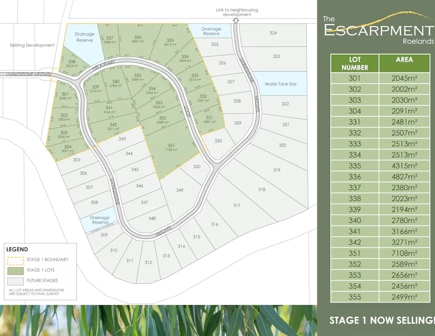 Lot 301 Livingstone Heights 'THE ESCARPMENT', Roelands, WA, 6226 - Image 7