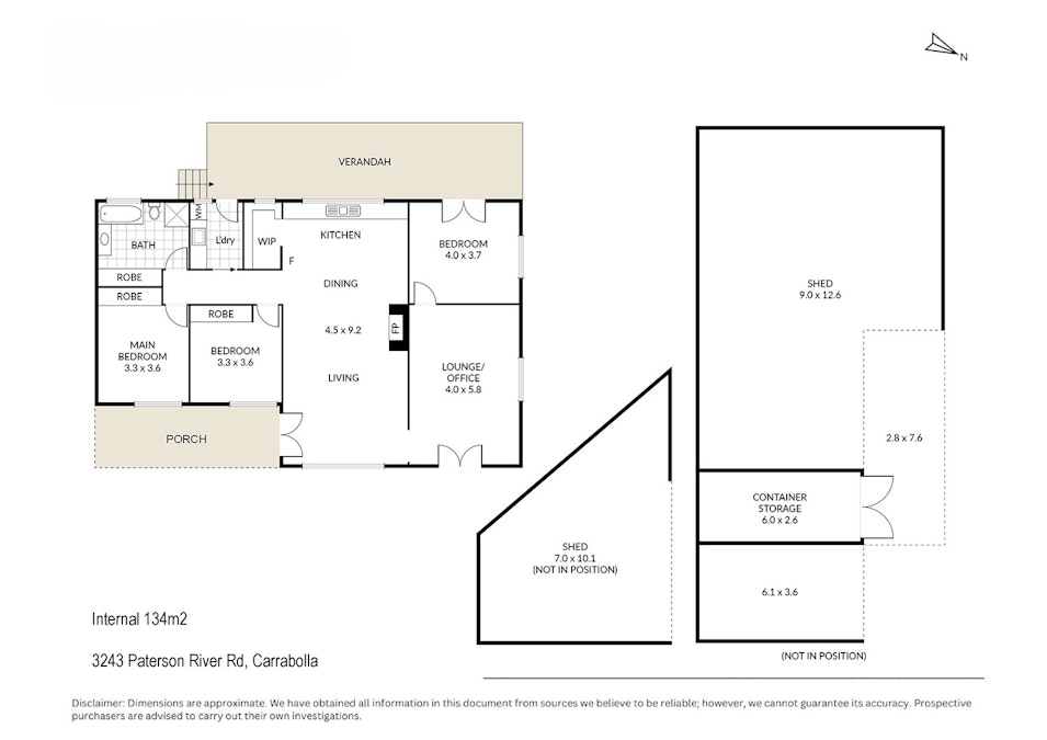 3243 Paterson River Road, Carrabolla Via, Dungog, NSW, 2420 - Floorplan 1