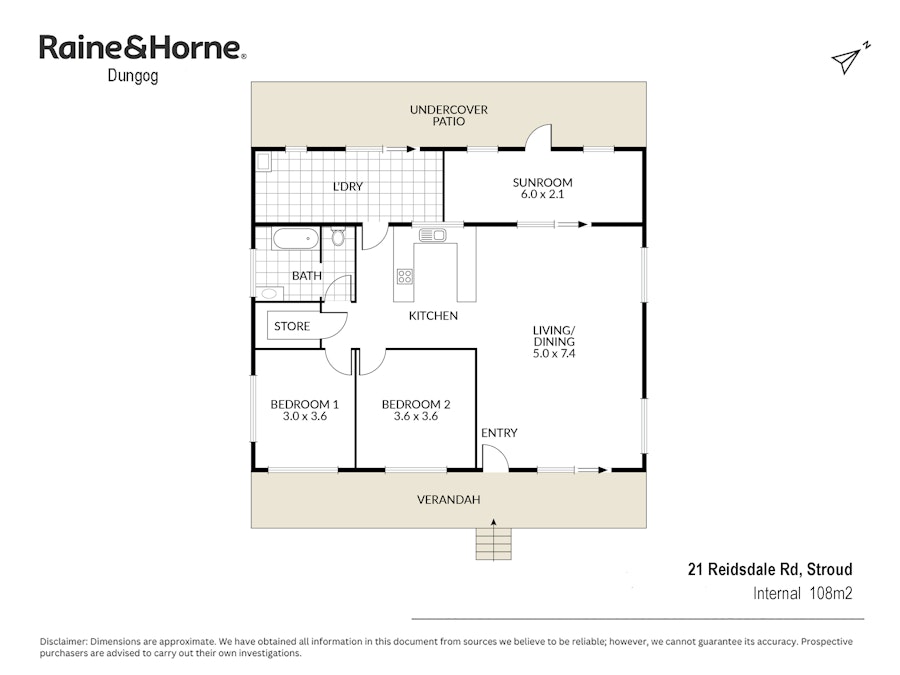 21 Reidsdale Road, Stroud Road, NSW, 2415 - Floorplan 1