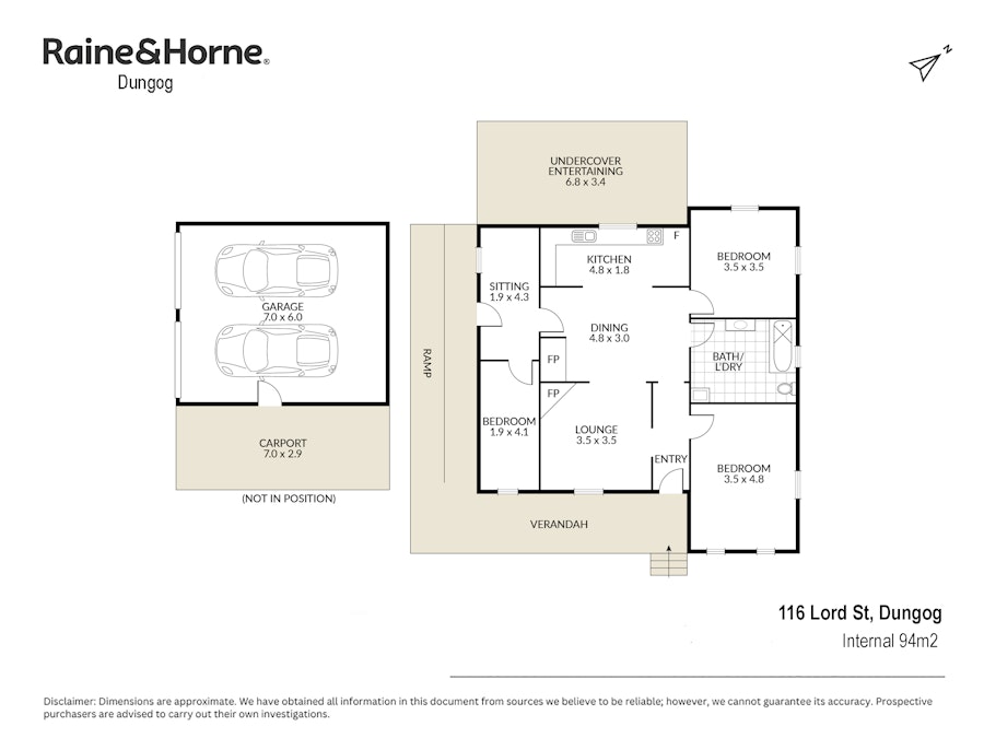 116 Lord Street, Dungog, NSW, 2420 - Floorplan 1