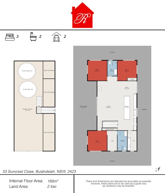 53 Suncrest Close,, Bulahdelah, NSW, 2423 - Floorplan 1