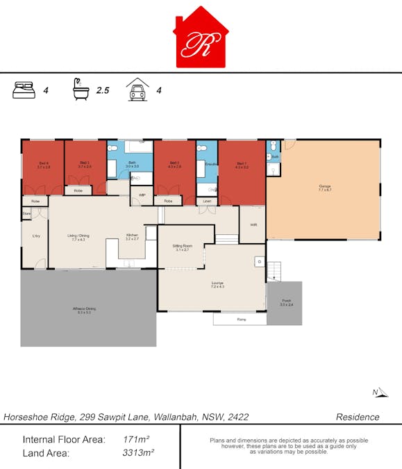 299 Sawpit Lane, Gloucester, NSW, 2422 - Floorplan 1