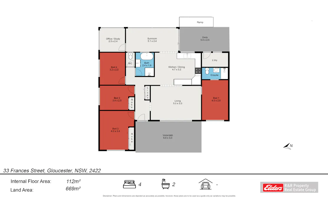 33 Frances Street, Gloucester, NSW, 2422 - Floorplan 1