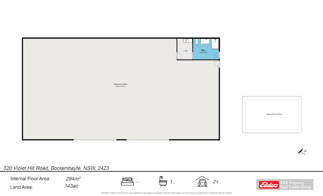 320 Violet Hill Road, Boolambayte, NSW, 2423 - Floorplan 1